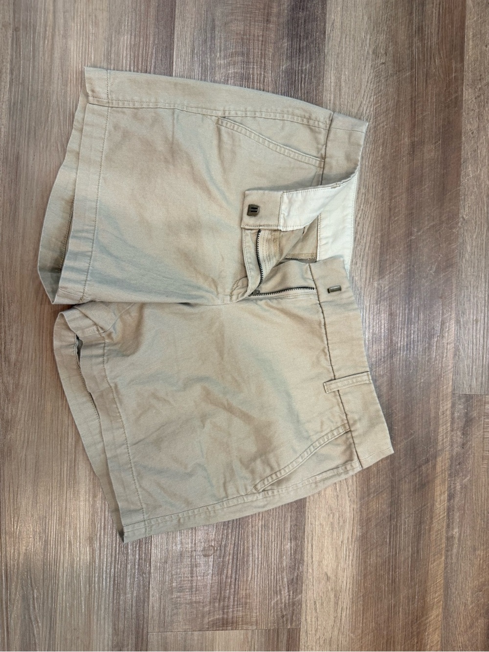 J. Crew Women's Khaki Flat-Front Shorts